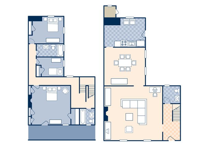 Coren Apartments 2105 Floor Plan 1